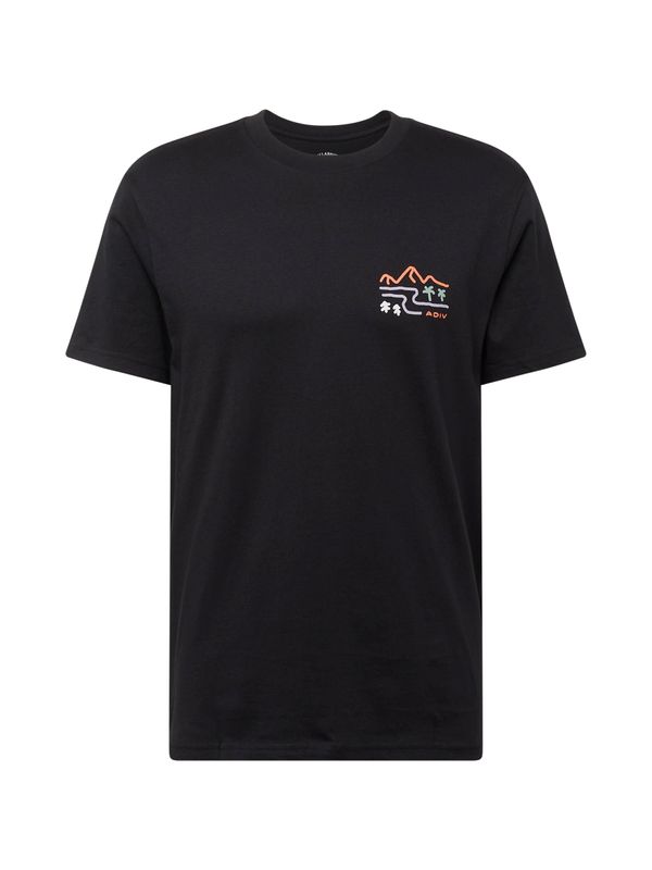 BILLABONG BILLABONG Тениска 'PANORAMA'  люляк / оранжево / черно / бяло