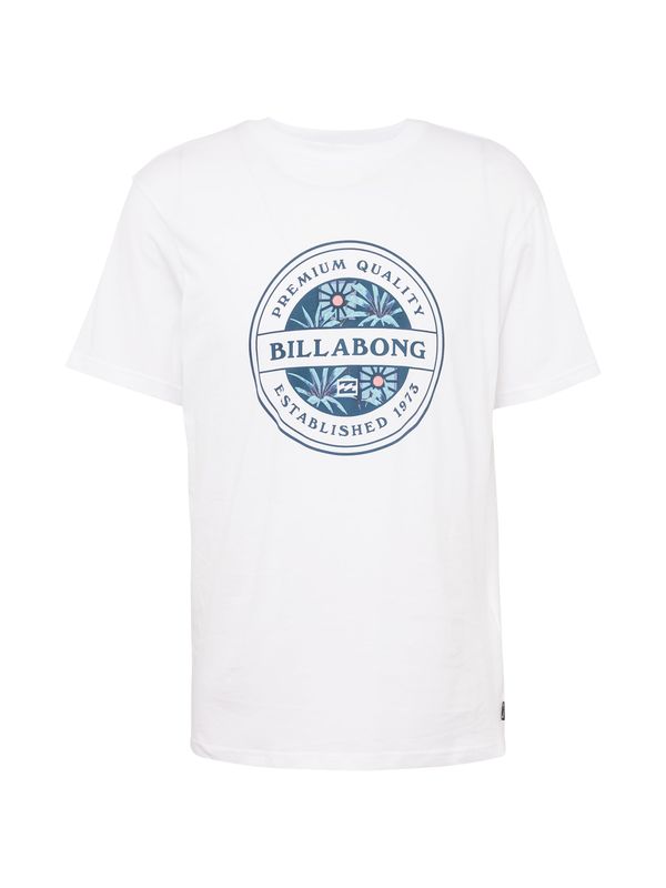 BILLABONG BILLABONG Тениска 'ROTOR FILL'  синьо / тюркоазен / бяло