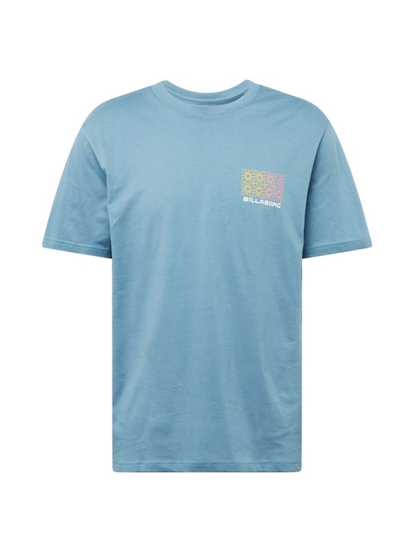 BILLABONG BILLABONG Тениска 'SEGMENT'  светлосиньо / жълто / оранжево / бяло