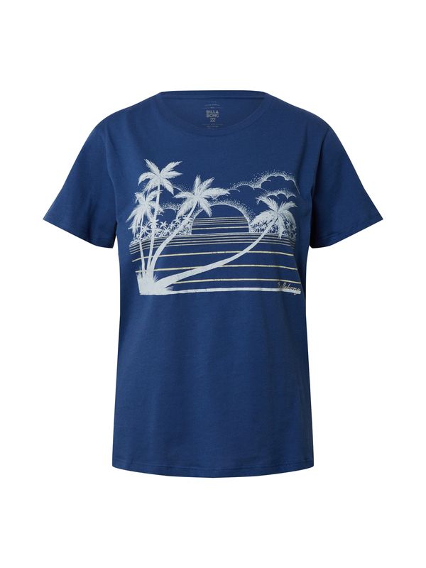 BILLABONG BILLABONG Тениска 'Take me back'  кобалтово синьо / пастелно жълто / светлосиво