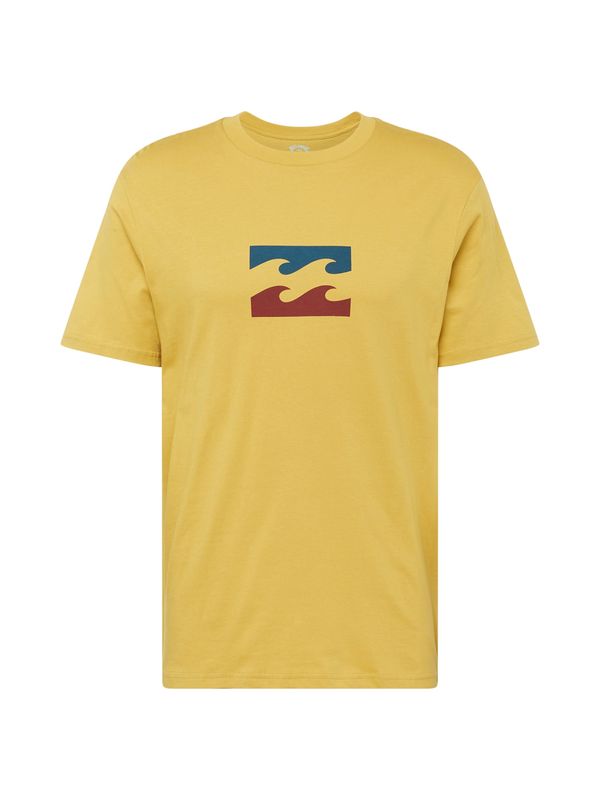 BILLABONG BILLABONG Тениска 'TEAM WAVE'  нейви синьо / горчица / карминено червено