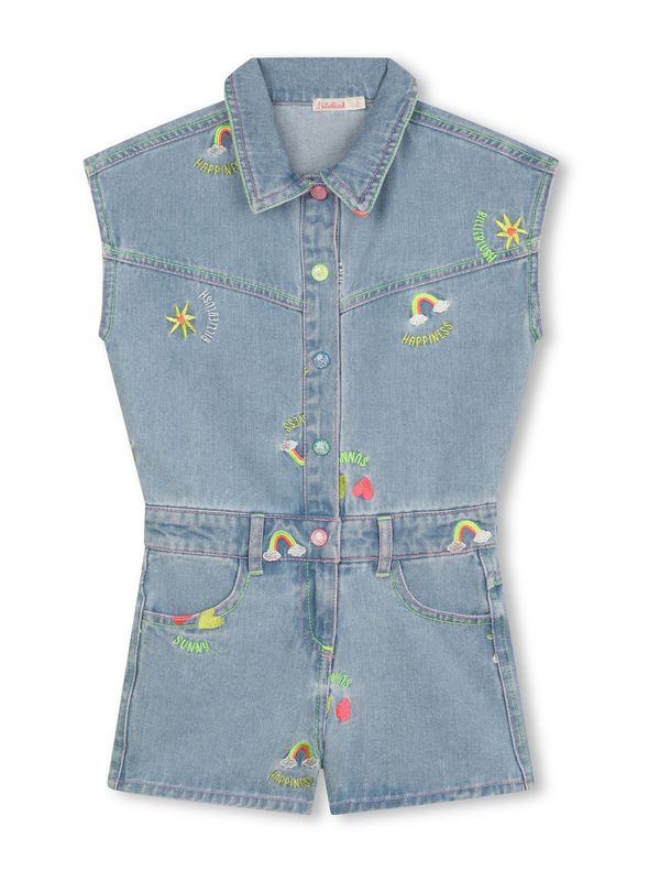 Billieblush Billieblush Комбинезон  син деним / жълто / зелено / праскова