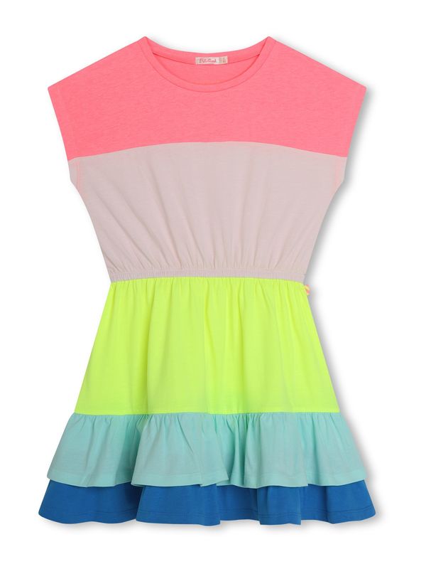 Billieblush Billieblush Рокля  синьо / неоново зелено / фуксия / пепел от рози