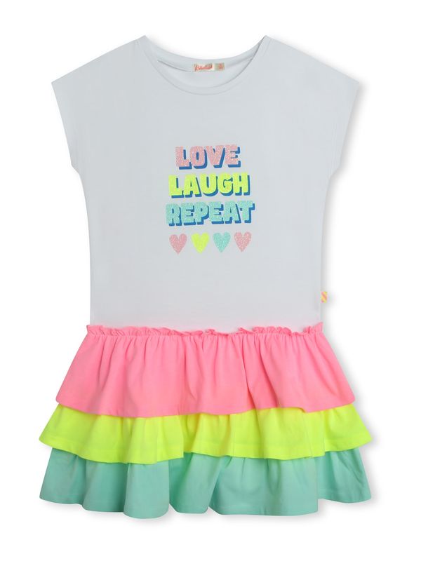 Billieblush Billieblush Рокля  смарагдово зелено / ябълка / розово / бяло