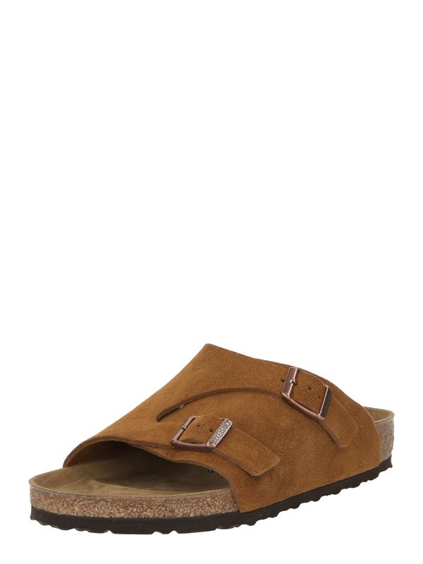 BIRKENSTOCK BIRKENSTOCK Чехли 'Zürich'  коняк