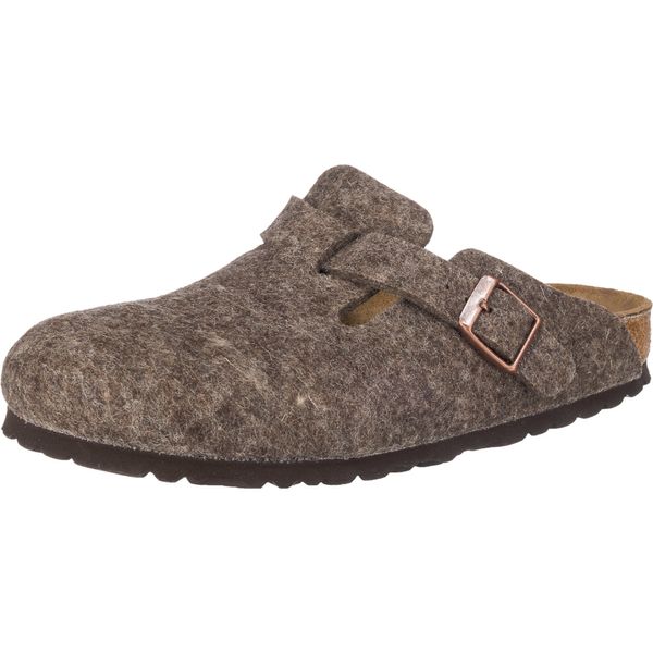 BIRKENSTOCK BIRKENSTOCK Домашни пантофи 'Boston'  таупе сиво