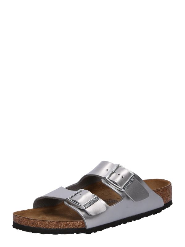 BIRKENSTOCK BIRKENSTOCK Отворени обувки 'Arizona'  сребърно