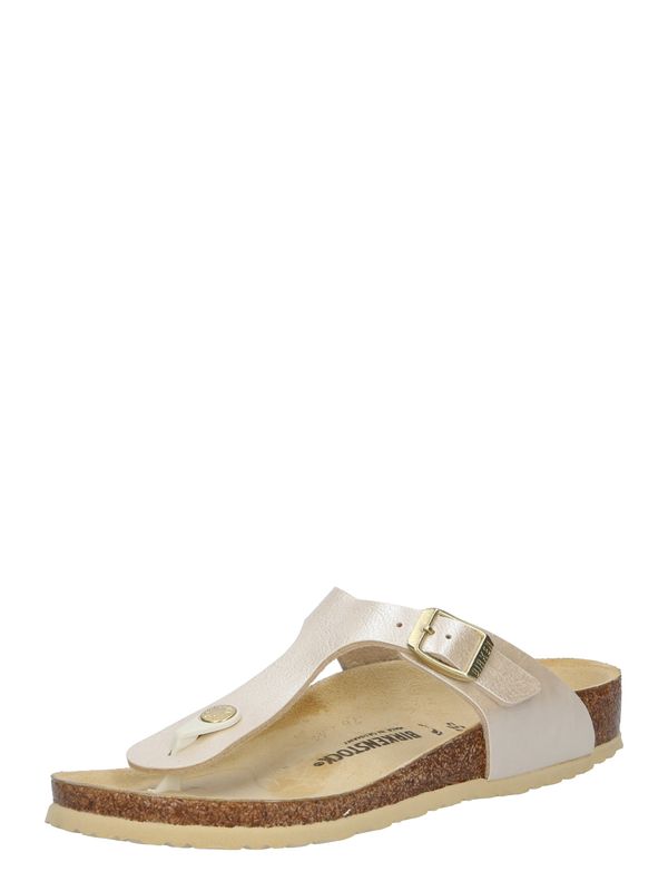 BIRKENSTOCK BIRKENSTOCK Отворени обувки 'Gizeh'  бяло