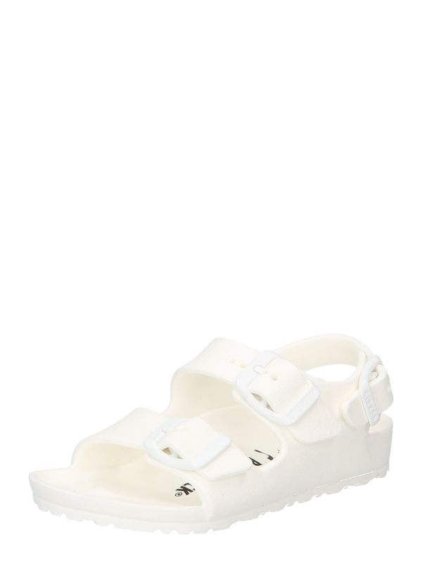 BIRKENSTOCK BIRKENSTOCK Отворени обувки 'Milano'  бяло