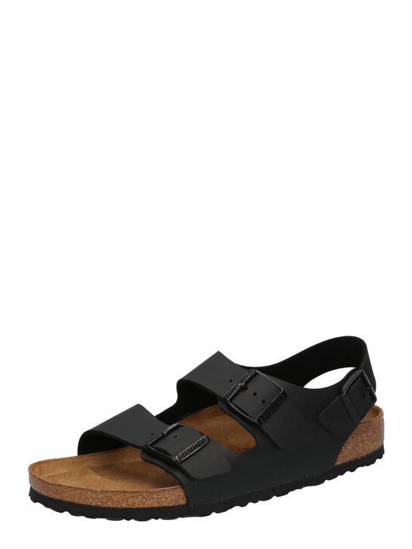 BIRKENSTOCK BIRKENSTOCK Сандали 'Milano'  черно