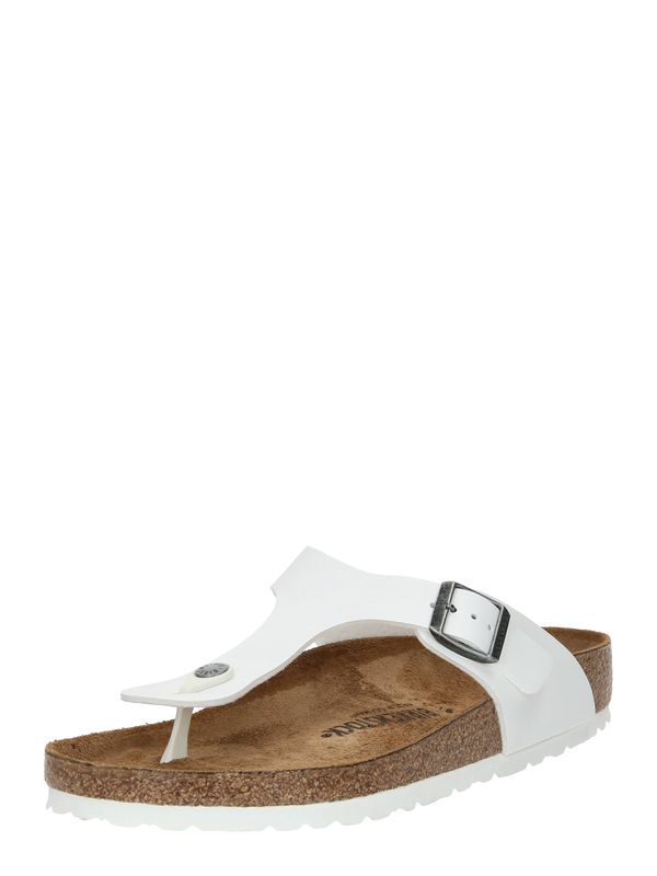 BIRKENSTOCK BIRKENSTOCK Сандали с разделител за пръстите 'Gizeh BF'  бяло