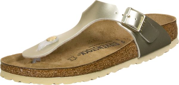 BIRKENSTOCK BIRKENSTOCK Сандали с разделител за пръстите ' Gizeh BF W '  злато