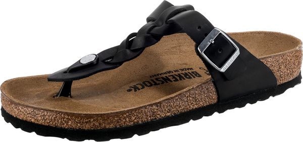 BIRKENSTOCK BIRKENSTOCK Сандали с разделител за пръстите 'Gizeh'  черно