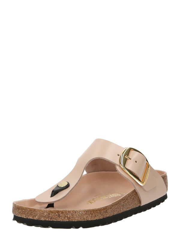 BIRKENSTOCK BIRKENSTOCK Сандали с разделител за пръстите 'Gizeh LENA'  бежово / черно