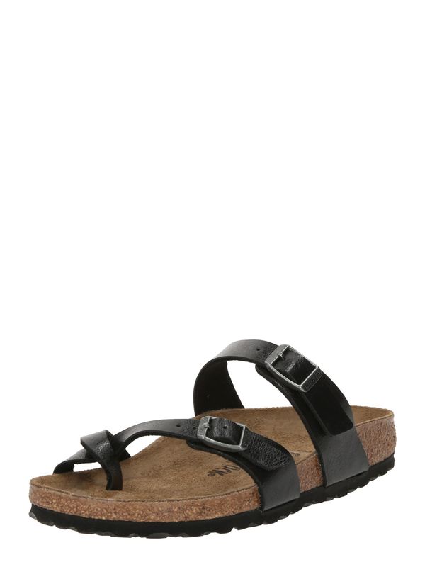 BIRKENSTOCK BIRKENSTOCK Сандали с разделител за пръстите 'Mayari'  черно