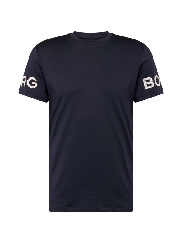 BJÖRN BORG BJÖRN BORG Функционална тениска  нейви синьо / бяло