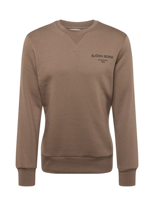 BJÖRN BORG BJÖRN BORG Спортен блузон 'ESSENTIAL'  кафяво / черно