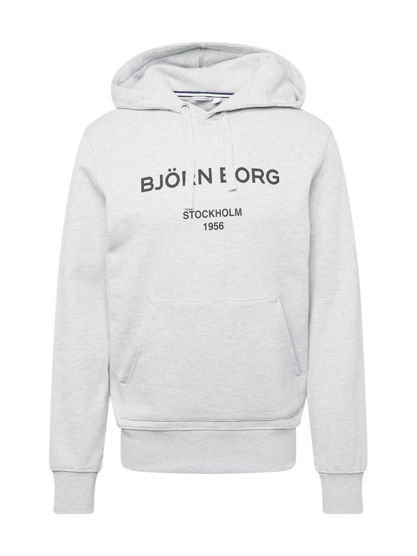 BJÖRN BORG BJÖRN BORG Спортен блузон  светлосиво / черно