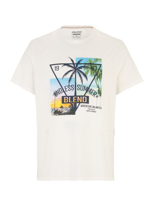 Blend Big Blend Big Тениска  морскосиньо / жълто / зелено / бяло