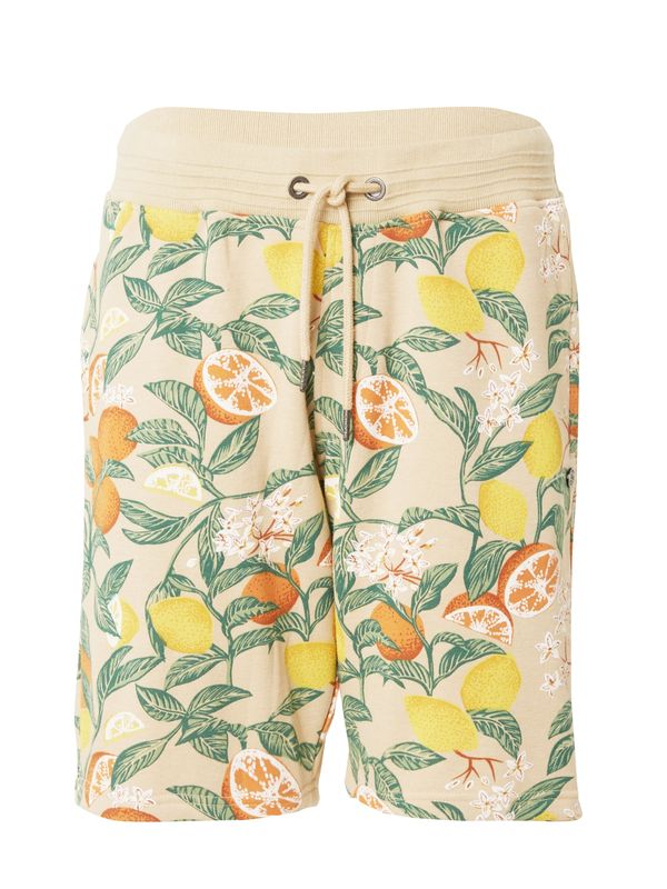 BLEND BLEND Панталон  бежово / жълто / тъмнозелено / оранжево