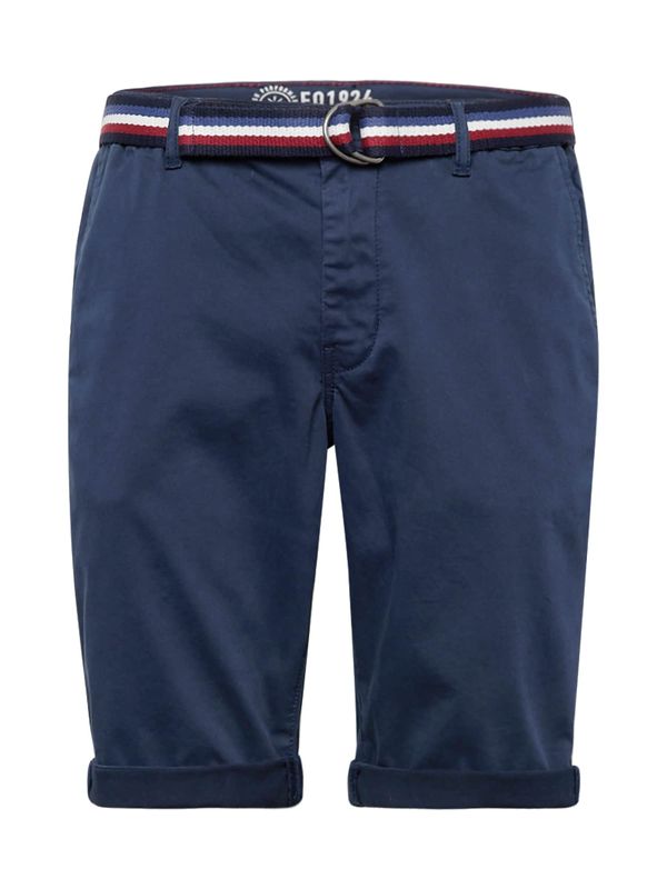 BLEND BLEND Панталон Chino  нейви синьо / огнено червено / бяло