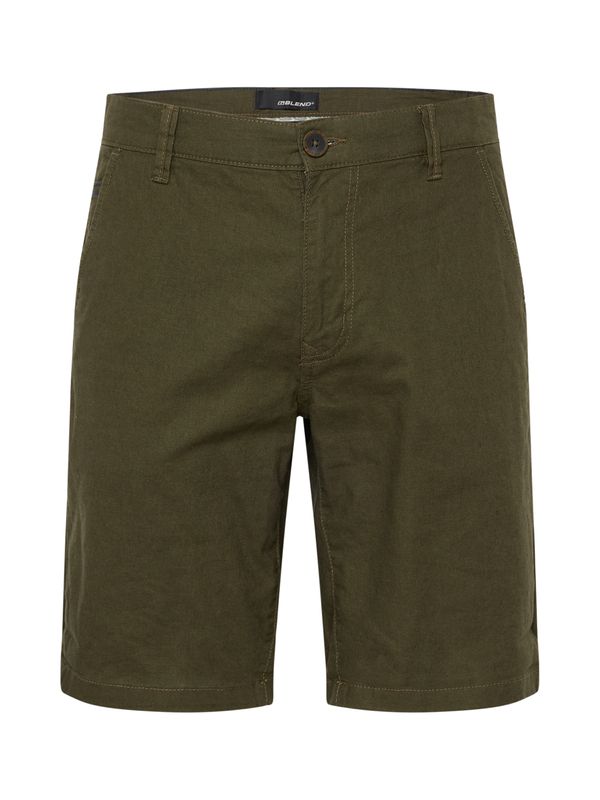 BLEND BLEND Панталон Chino  тъмнозелено
