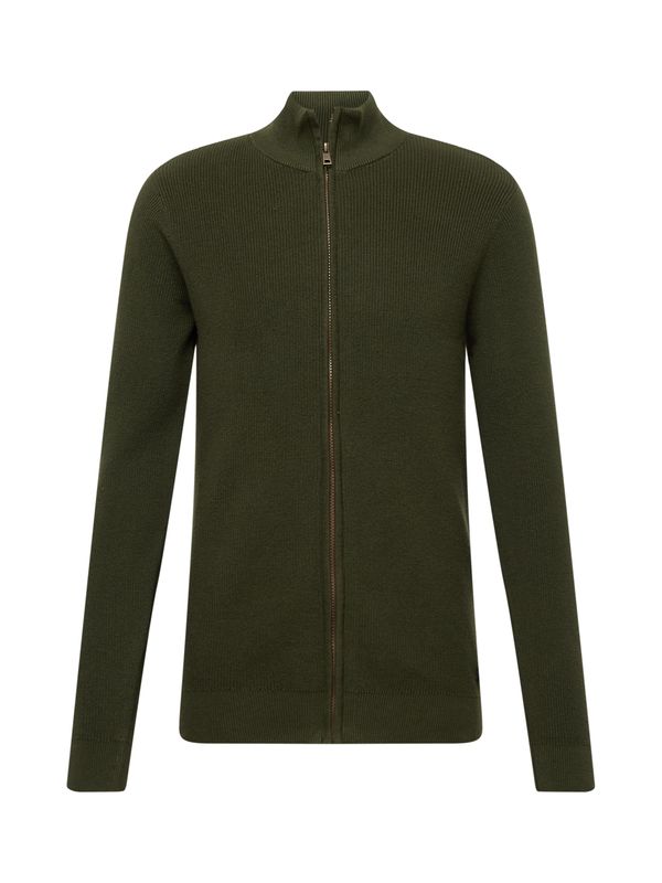 BLEND BLEND Плетена жилетка 'Codford'  тъмнозелено