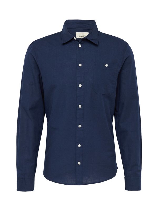 BLEND BLEND Риза  нейви синьо