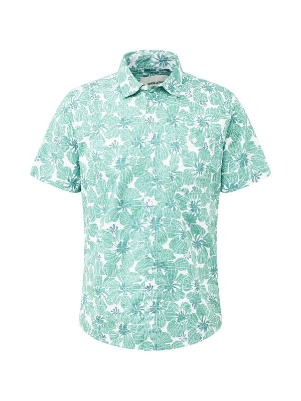 BLEND BLEND Риза  петрол / смарагдово зелено / бяло