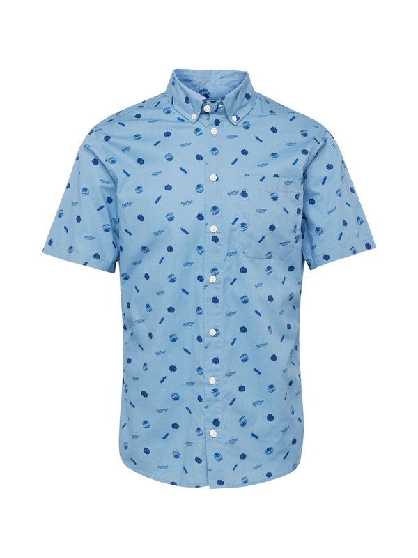 BLEND BLEND Риза  синьо / светлосиньо