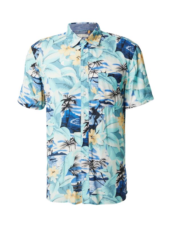 BLEND BLEND Риза  синьо / жълто / мента / бяло