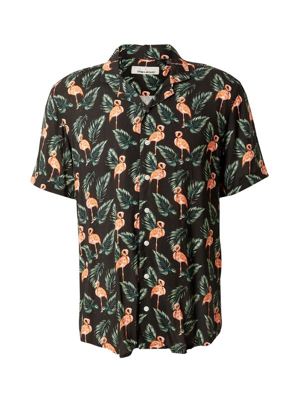 BLEND BLEND Риза  жълто / тъмнозелено / черно