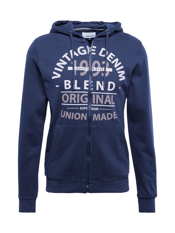 BLEND BLEND Суичъри с качулка  тъмносиньо / таупе сиво / бяло