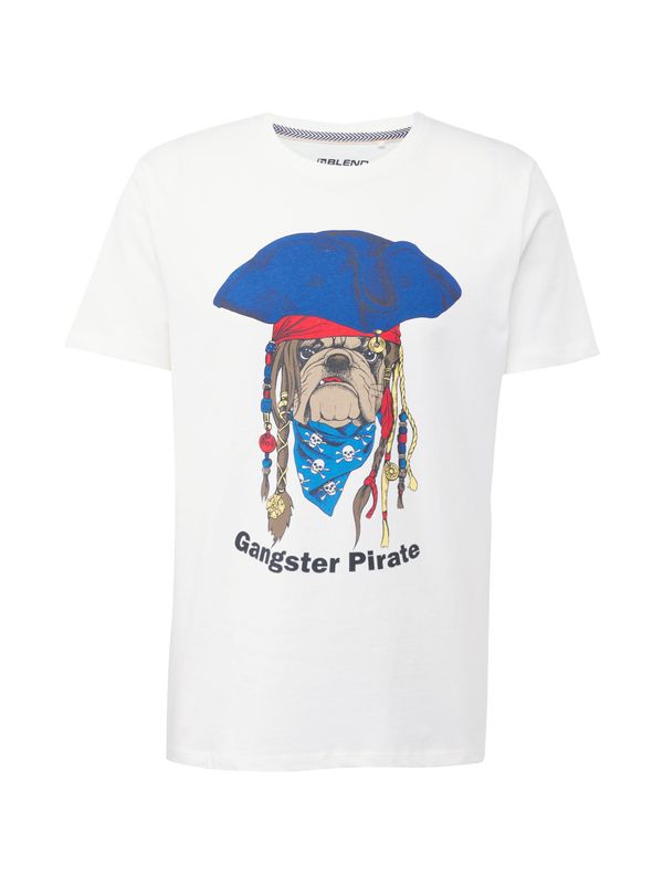 BLEND BLEND Тениска  бежово / синьо / червено / бяло