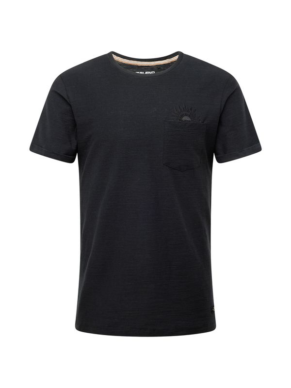 BLEND BLEND Тениска  черен меланж
