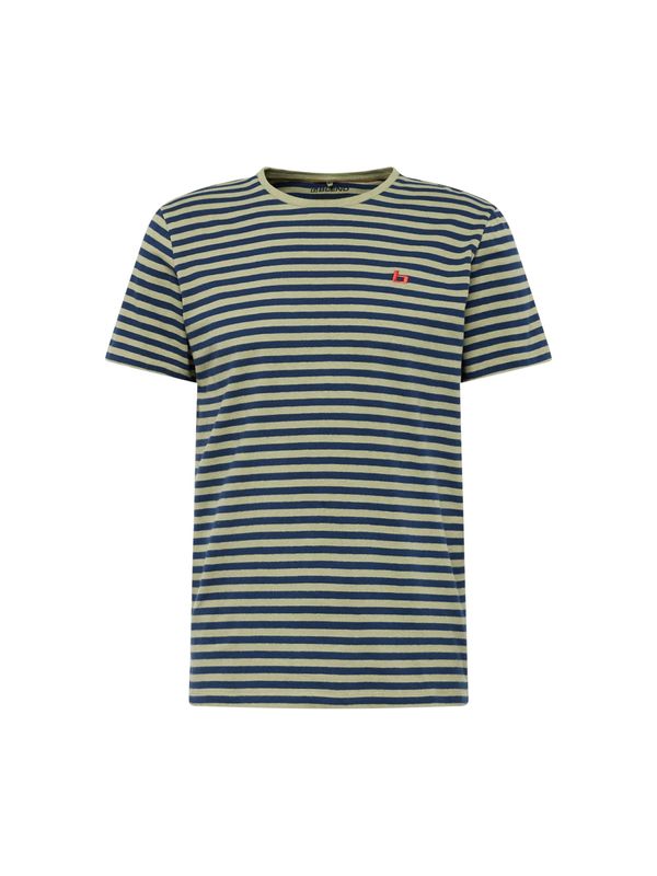 BLEND BLEND Тениска 'Dinton'  нейви синьо / пастелно зелено / сьомга