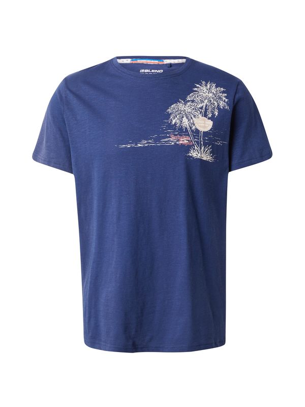 BLEND BLEND Тениска  кремаво / синьо / бледорозово / мръсно бяло