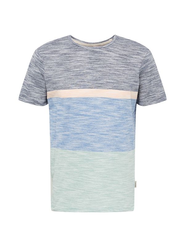 BLEND BLEND Тениска  кремаво / синьо / морскосиньо / зелено