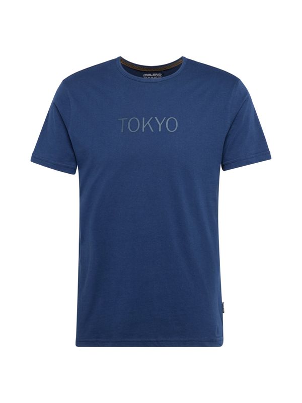 BLEND BLEND Тениска  морскосиньо / черно / бяло
