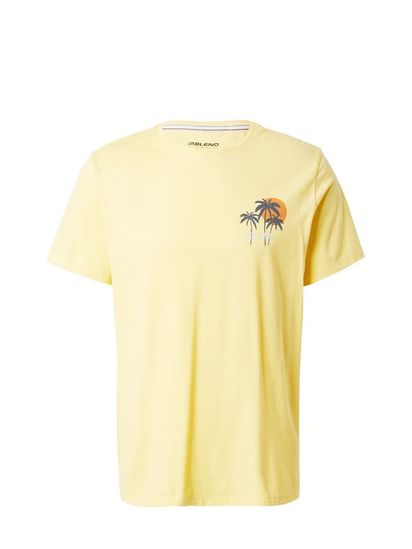 BLEND BLEND Тениска  небесносиньо / светложълто / оранжево / черно