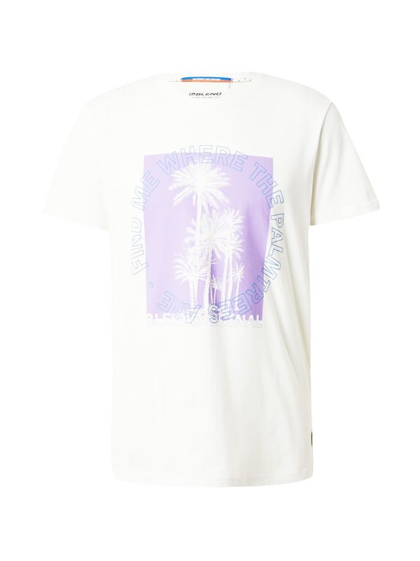 BLEND BLEND Тениска  пастелно синьо / лилав / бяло