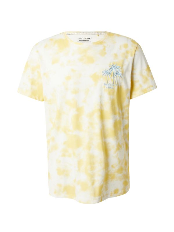 BLEND BLEND Тениска  пастелно синьо / лимоненожълто / бяло