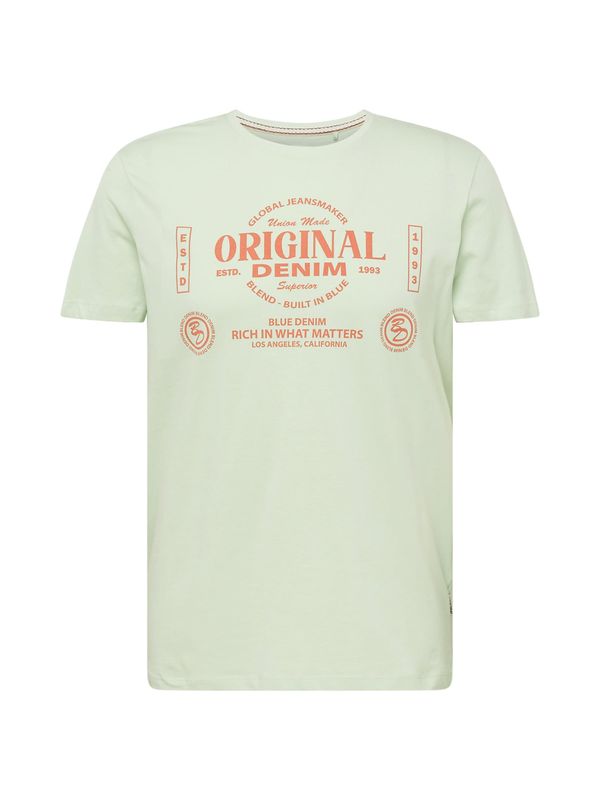 BLEND BLEND Тениска  пастелно зелено / мандарина