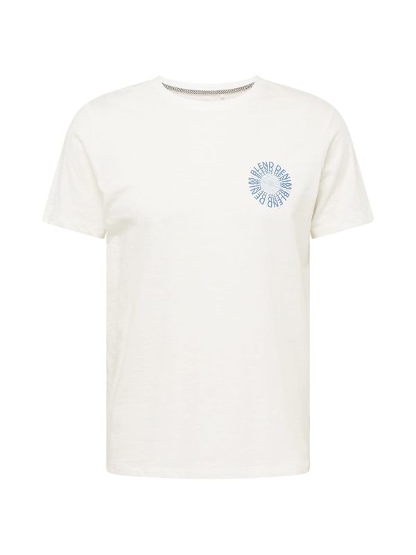 BLEND BLEND Тениска  синьо / бяло