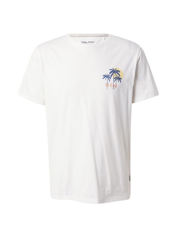 BLEND BLEND Тениска  синьо / жълто / оранжево / бяло