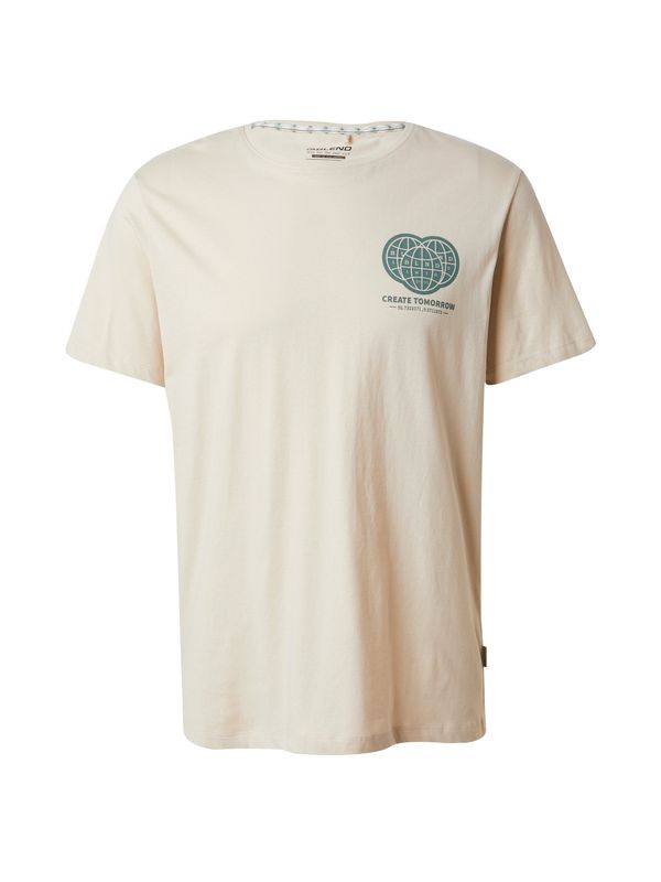 BLEND BLEND Тениска  сиво-бежово / тъмнозелено / лавандула