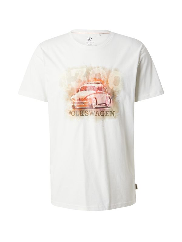 BLEND BLEND Тениска  тъмнокафяво / ръждиво червено / бяло