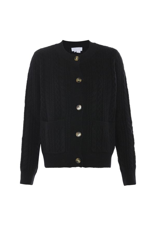 BLONDA BLONDA Плетена жилетка  черно