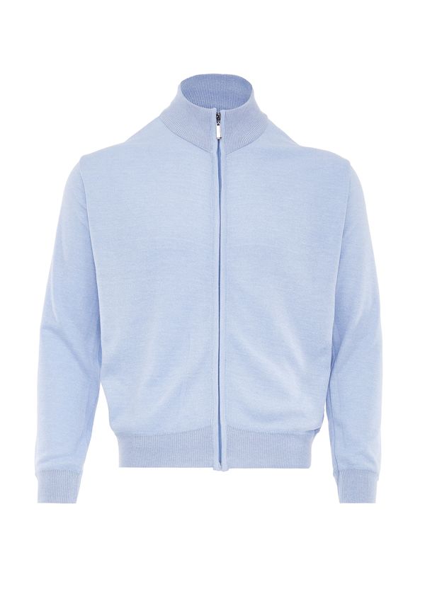 BLONDA BLONDA Плетена жилетка  светлосиньо