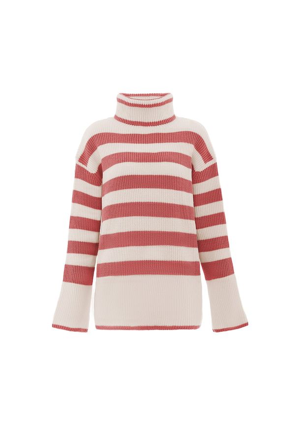 BLONDA BLONDA Пуловер  бежово / червено